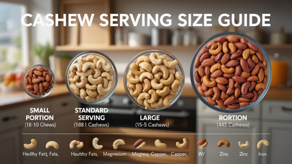 Serving Size Of Cashews: Portion Guide For Healthy Snacking