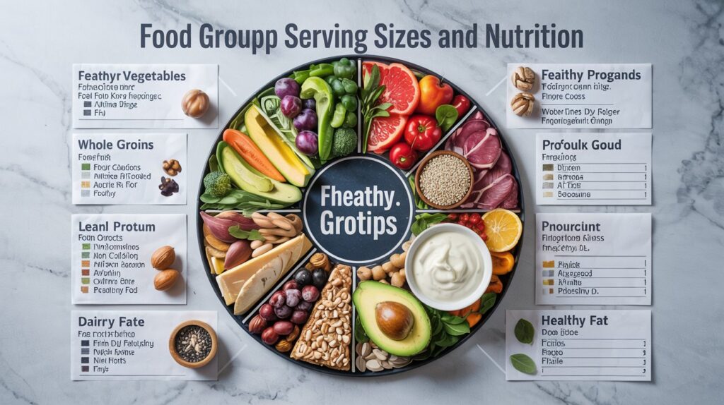 Food Group Serving Sizes And Nutrition