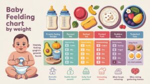 Baby Feeding Chart by Weight