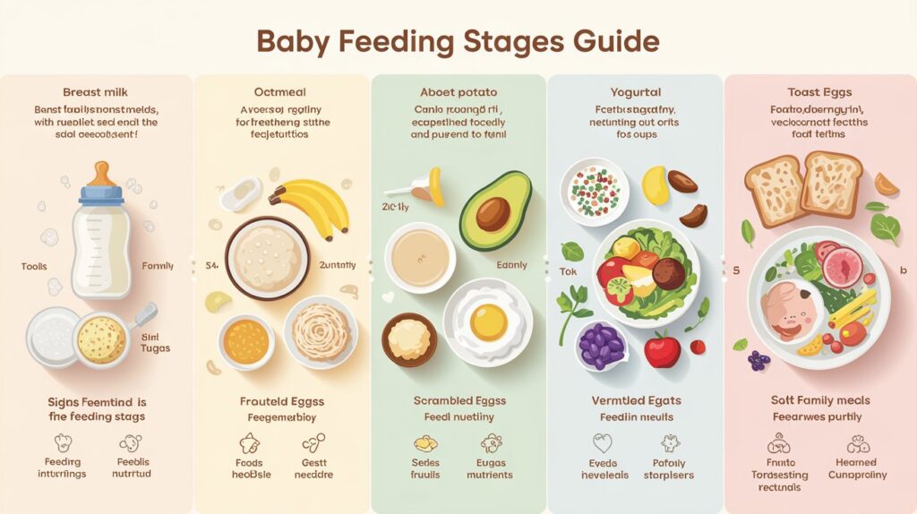 Baby Feeding Stages Chart