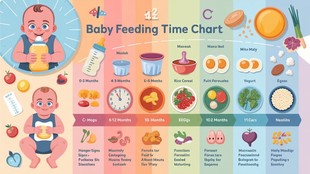 Baby Feeding Time Chart