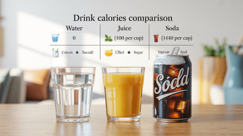 Drink Serving Size And Calories