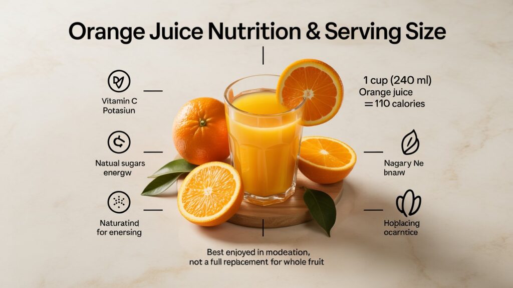 Orange Juice Serving Size And Nutrition