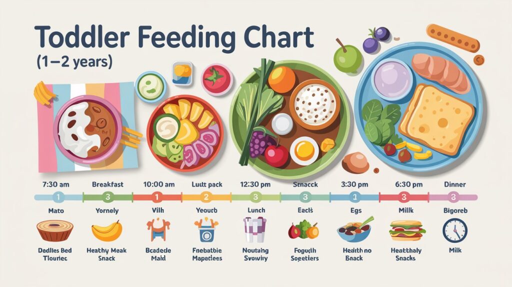 Toddler Feeding Chart (1–2 Years)