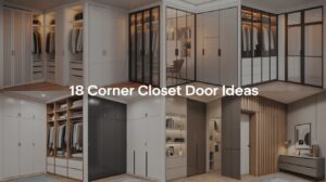 18 Corner Closet Door Ideas for Stylish Space Saving