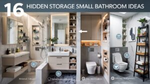 16 Hidden Storage Small Bathroom Ideas for a Clutter-Free Space