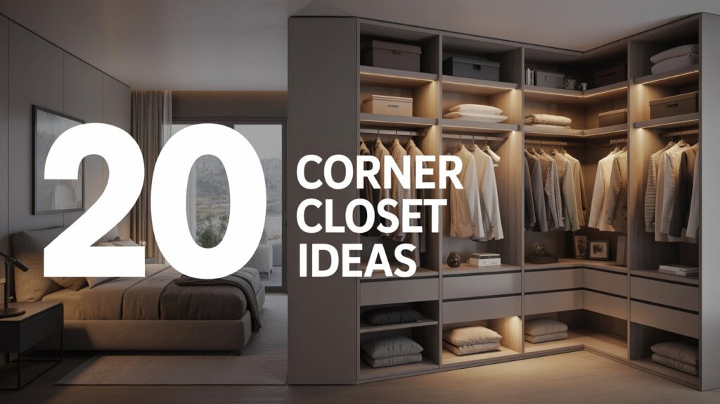 20 Corner Closet Ideas for Smart & Stylish Storage
