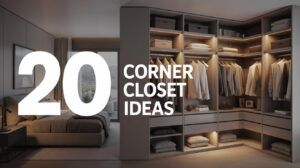 20 Corner Closet Ideas for Smart & Stylish Storage
