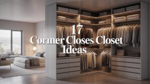 17 Corner Clothes Closet Ideas for Stylish Space Saving