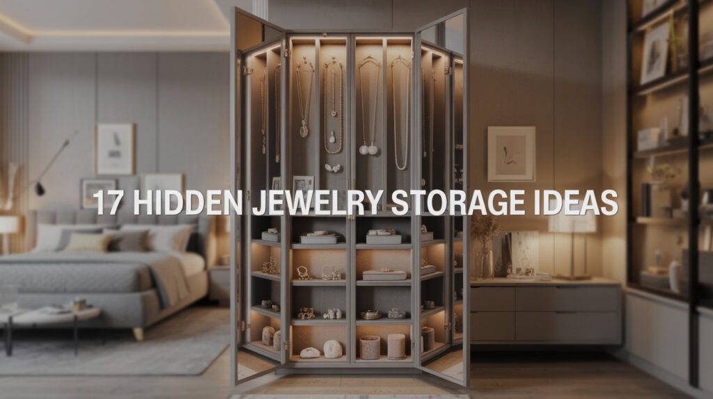 15 Hidden Jewelry Storage Ideas for Stylish Organization 15 Hidden Jewelry Storage Ideas for Stylish Organization