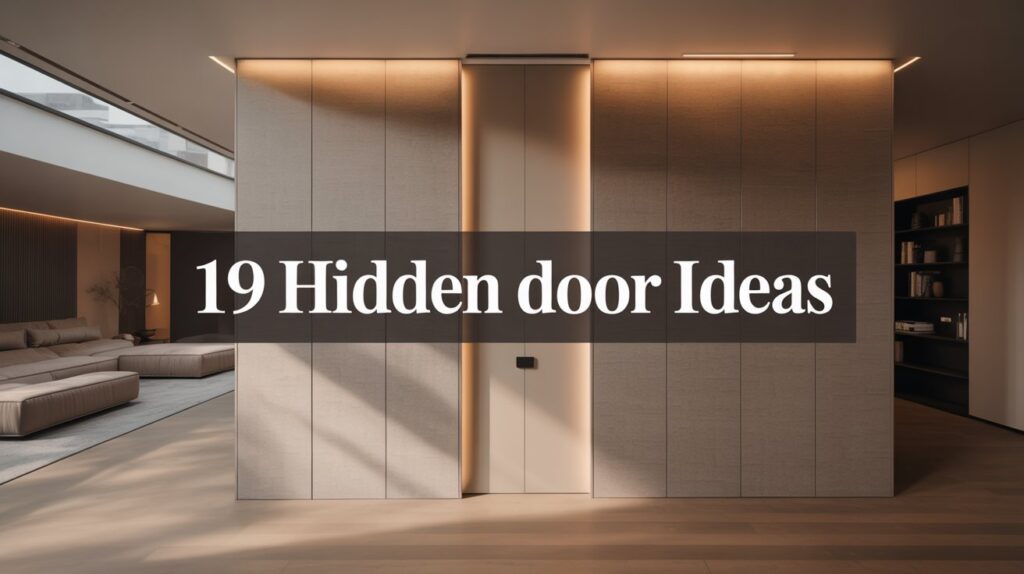 19 Hidden Door Ideas for a Seamless & Stylish Interior