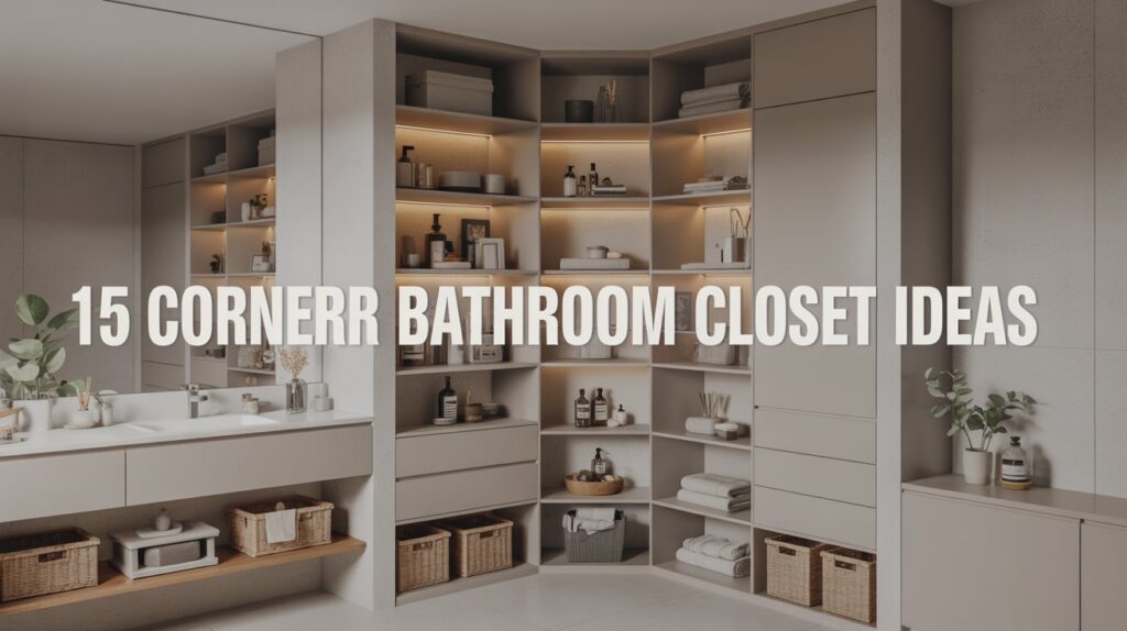 15 Corner Closet Ideas for Bathrooms to Maximize Small Spaces 15 Corner Closet Ideas for Bathrooms to Maximize Small Spaces