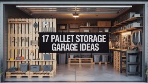 17 Pallet Storage Garage Ideas for Budget-Friendly Organization