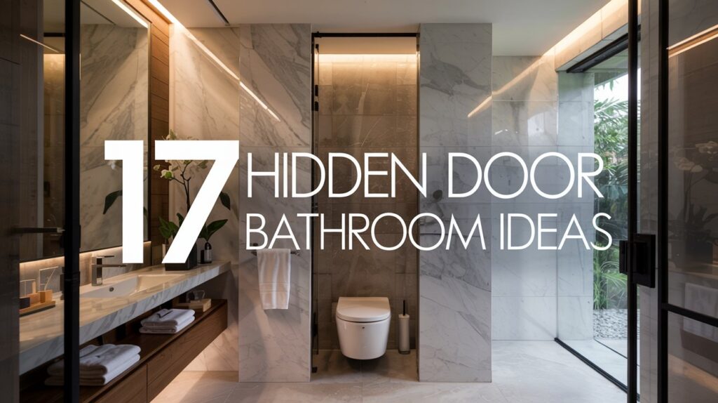 Hidden Door Design for Bathroom Ideas for a Seamless Look
