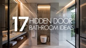17 Hidden Door Design for Bathroom Ideas for a Seamless Look