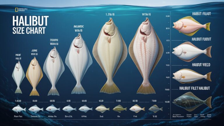 Halibut Size Chart: Complete Guide To Halibut Sizes And Weights
