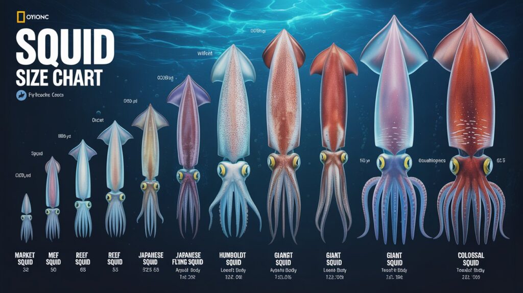 Squid Size Chart: Complete Guide To Squid Sizes And Species