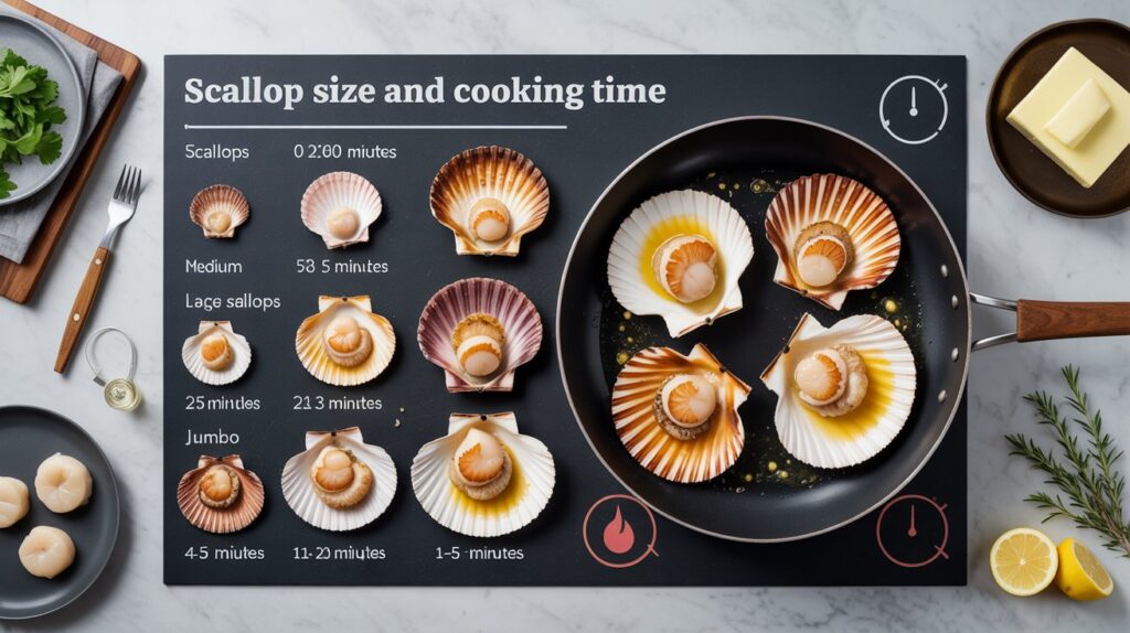 Scallop Size And Cooking Time