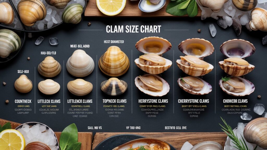 Clam Size Chart: Complete Guide To Clam Sizes And Types Clam Size Chart: Complete Guide To Clam Sizes And Types