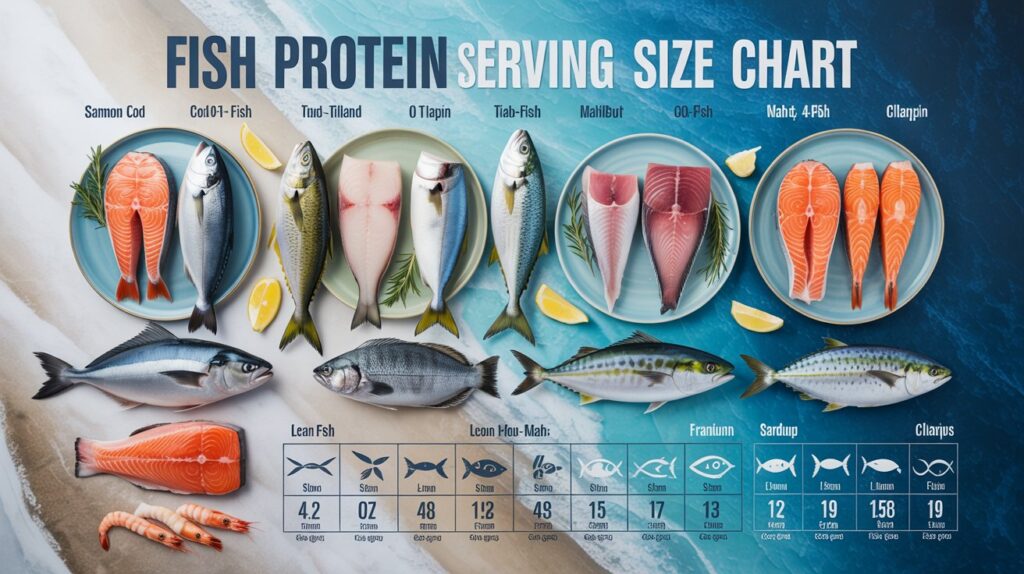 Fish Protein Chart: Guide To Fish Portions And Protein Content Fish Protein Chart: Guide To Fish Portions And Protein Content