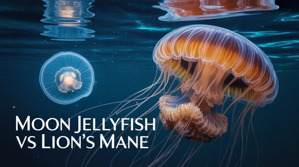 Jellyfish Size Comparison: Moon Jellyfish Vs. Lion’s Mane