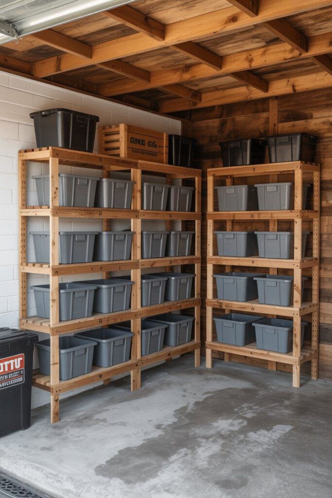Pallet Garage Storage Shelves