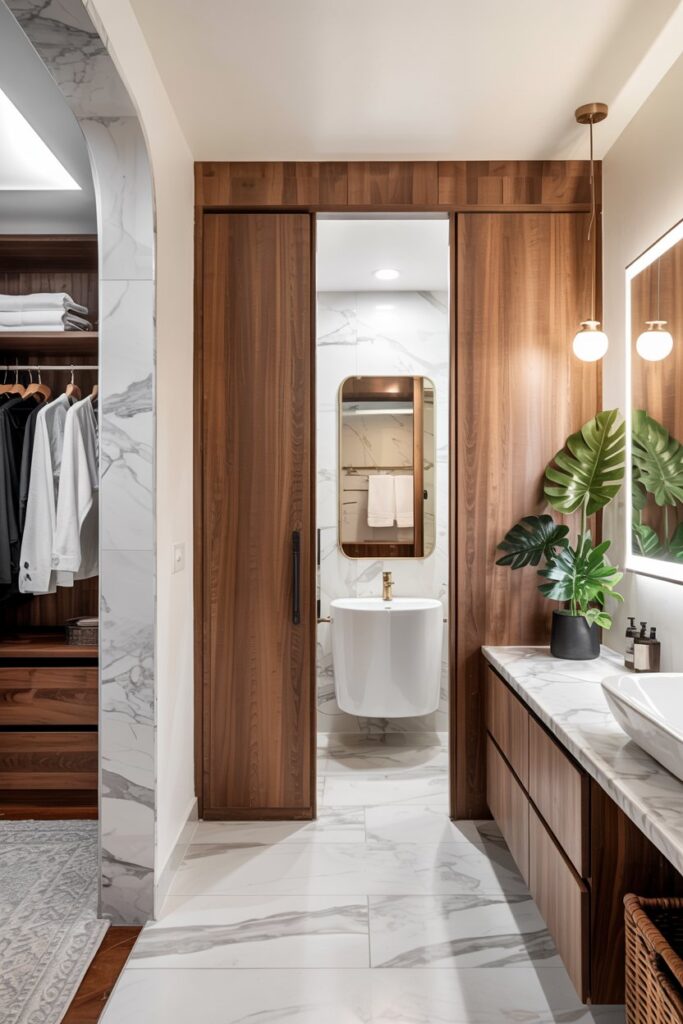  Secret Closet-Style Bathroom Door