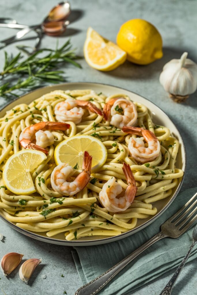 Shrimp & Lemon Cold Pasta Salad