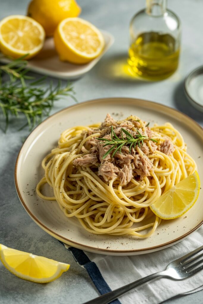 Tuna Lemon Pasta
