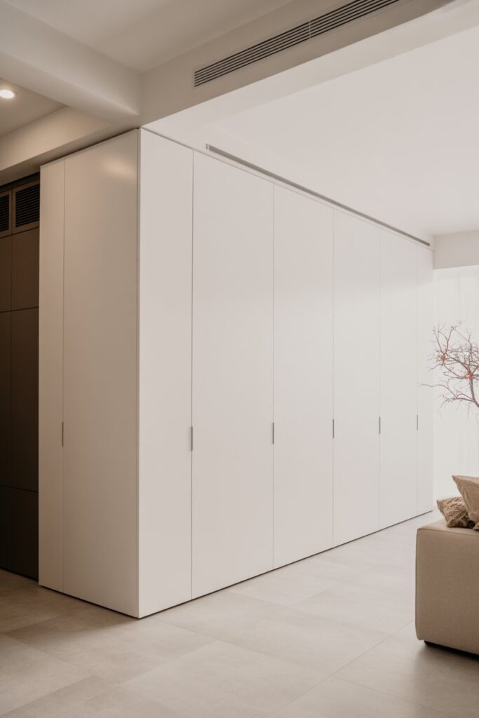Seamless White Hidden Door