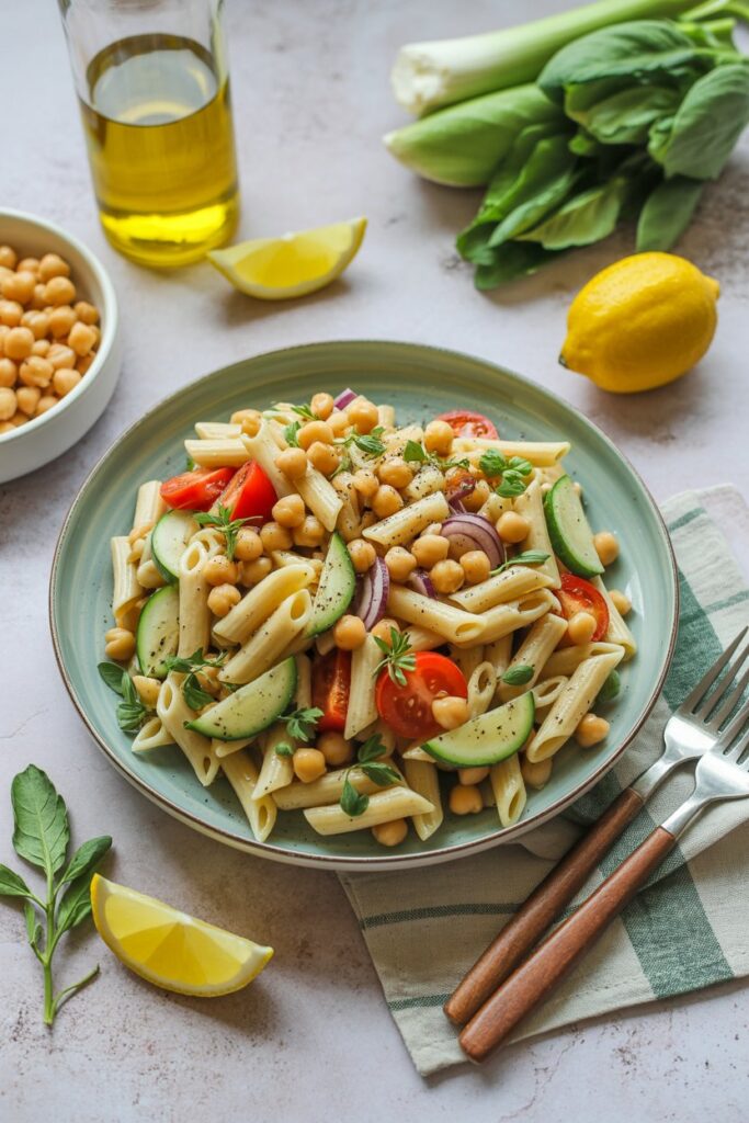 Vegan Veggie Pasta Salad