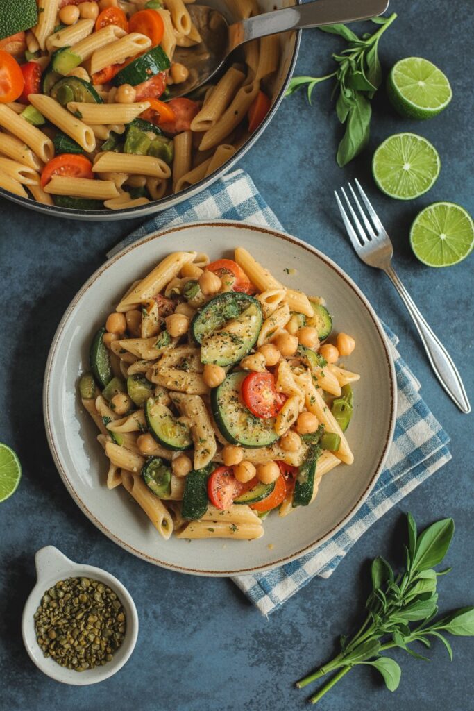 Vegan Summer Veggie Pasta