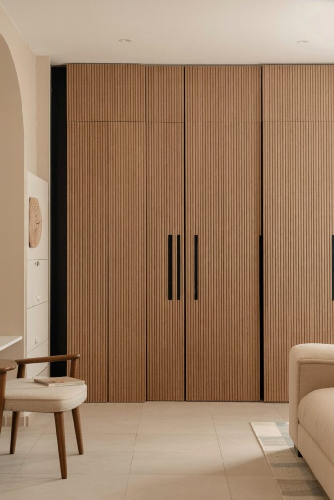 Vertical Slat Sliding Door