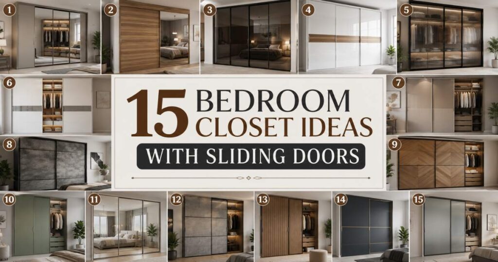 15 Bedroom Closet Ideas with Sliding Doors: Stylish & Space-Saving Solutions Bedroom Closet Ideas with Sliding Doors