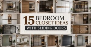 15 Bedroom Closet Ideas with Sliding Doors: Stylish & Space-Saving Solutions