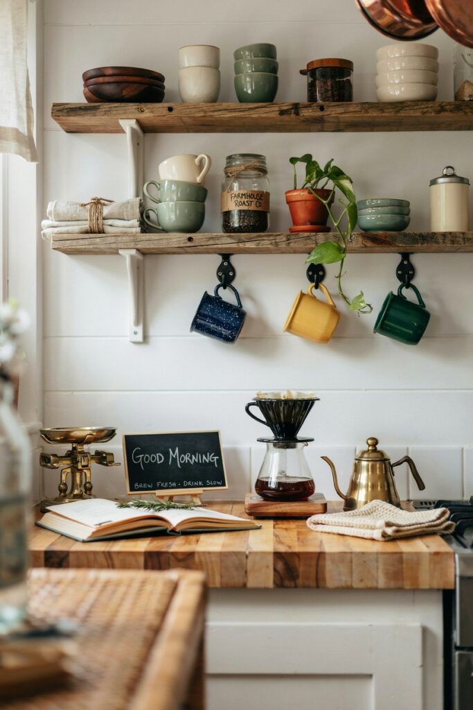 Farmhouse Coffee Bar Corner