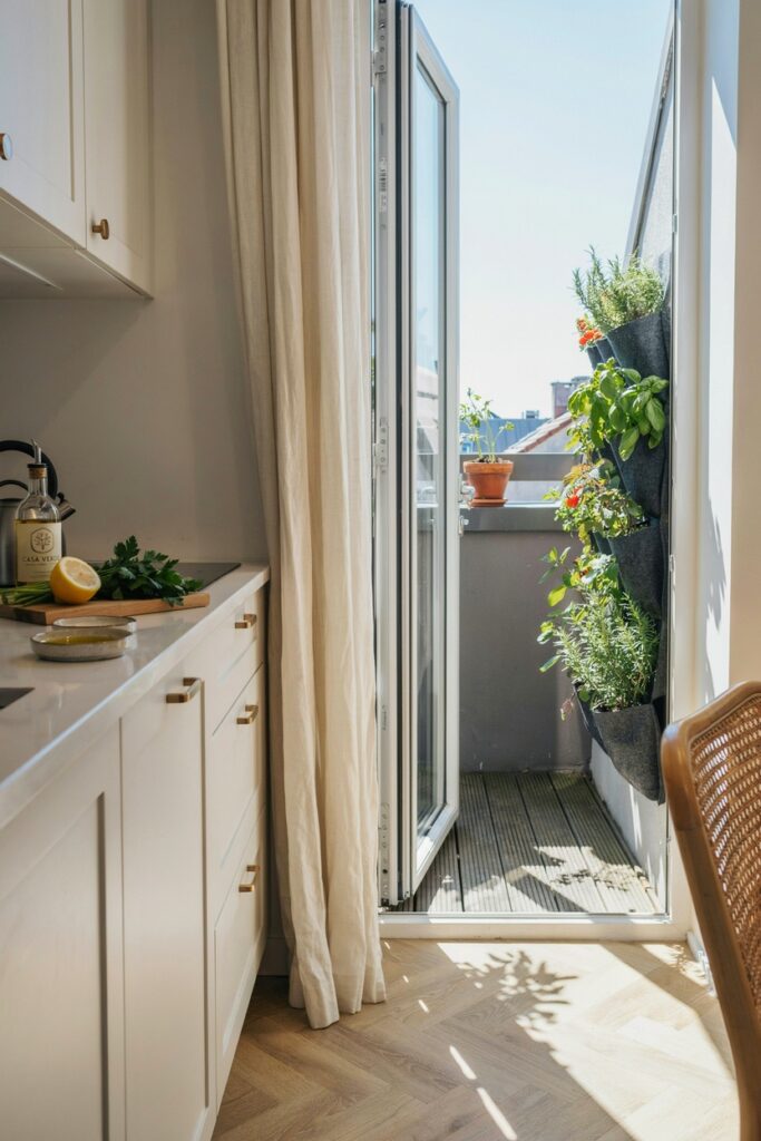 Herb Garden Balcony Kitchen