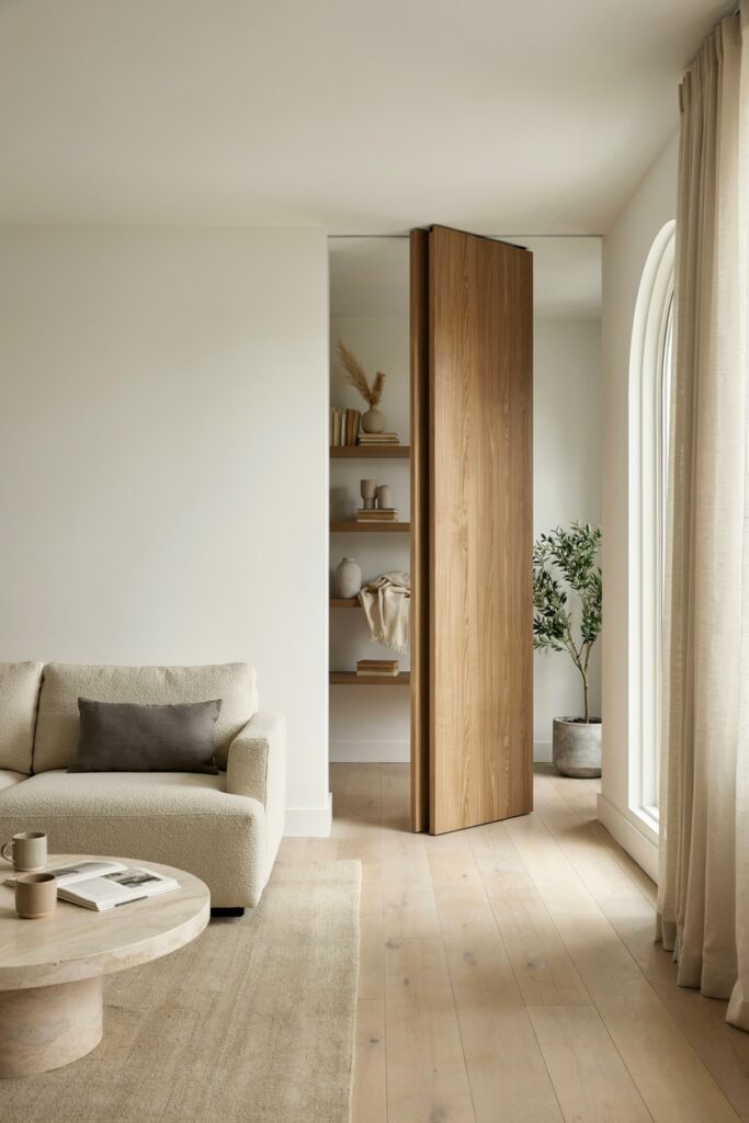 Sliding Wall Panel Storage