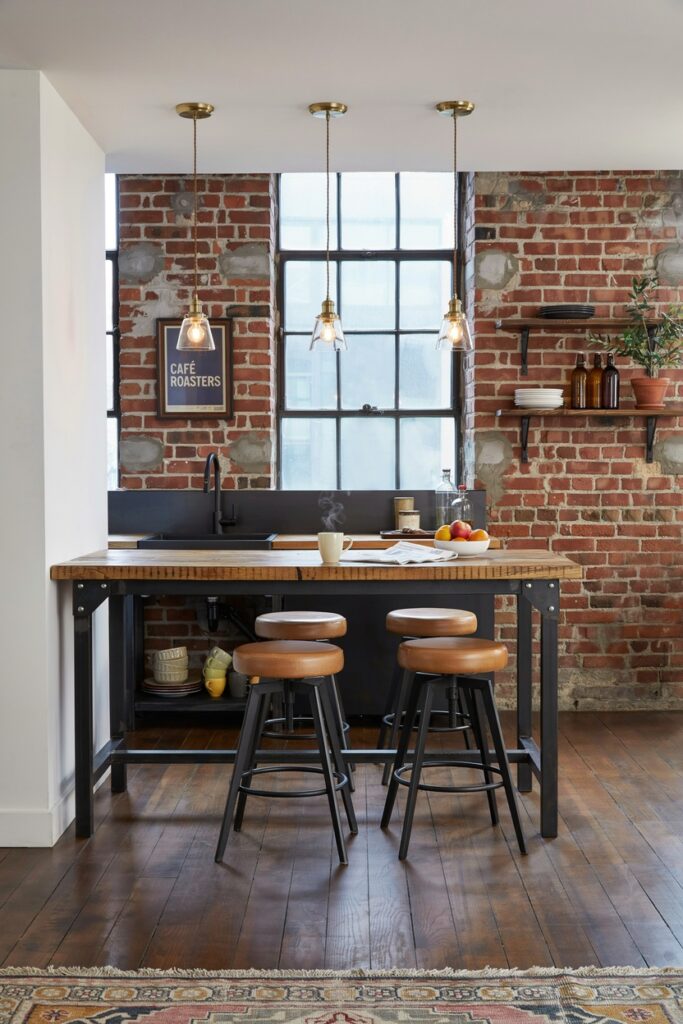 Industrial Style Breakfast Bar