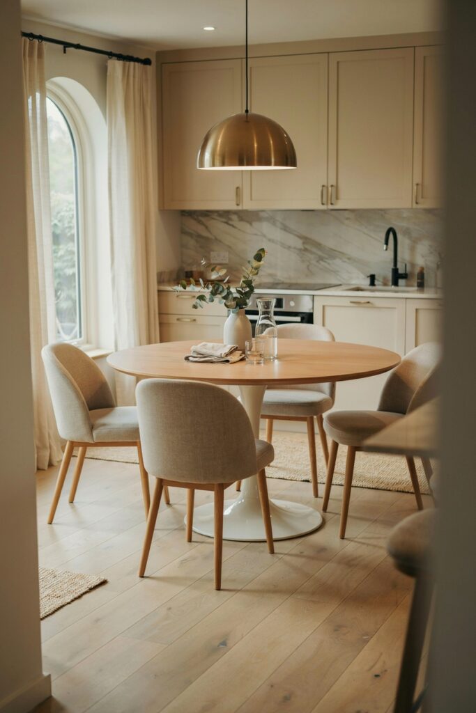 Round Dining Table Kitchen