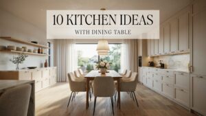 10 Kitchen Ideas With Dining Table for a Stylish Space