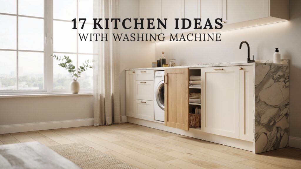 17 Kitchen Ideas With Washing Machine for a Stylish Space 17 Kitchen Ideas With Washing Machine for a Stylish Space