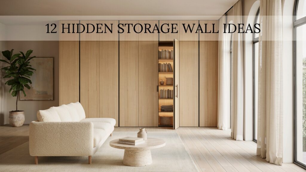12 Hidden Storage Wall Ideas That Maximize Space 12 Hidden Storage Wall Ideas That Maximize Space