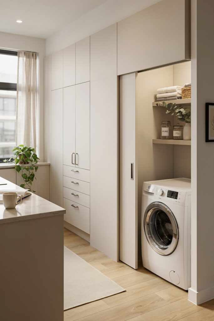 Laundry Closet Kitchen Combo