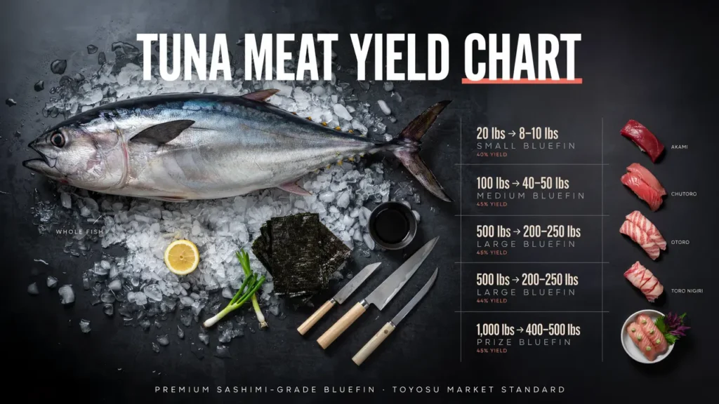 Tuna Size And Meat Yield