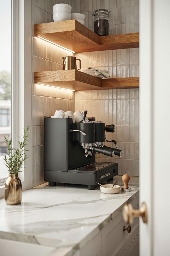 Built-In Coffee Bar Niche
