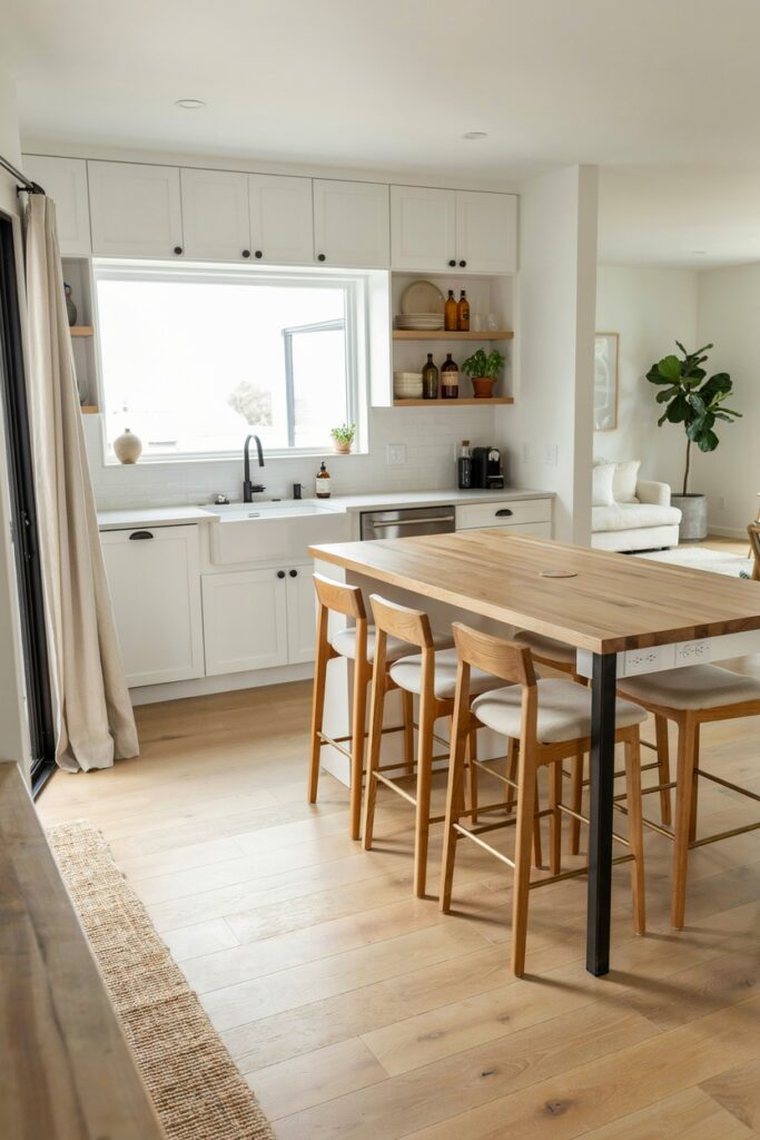 L-Shaped Breakfast Bar Layout