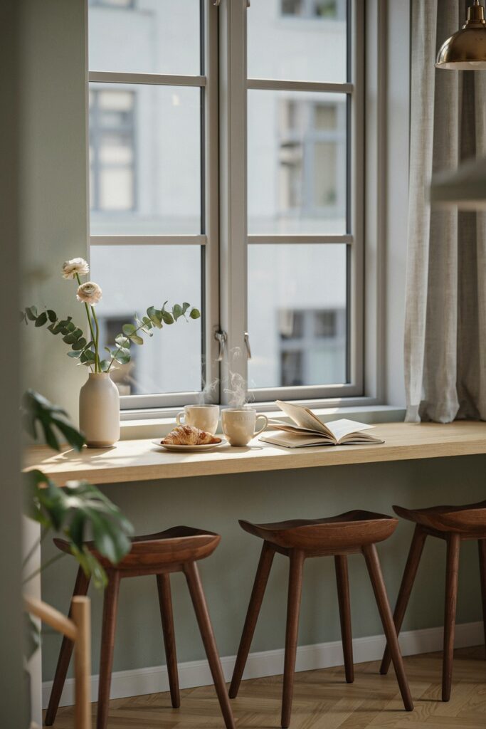 Window Breakfast Bar Seating