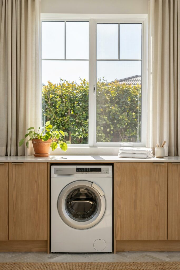 Kitchen Window Laundry Zone
