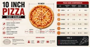 10 Inch Pizza Size Chart: Slices, Servings, Calories & Portion Guide